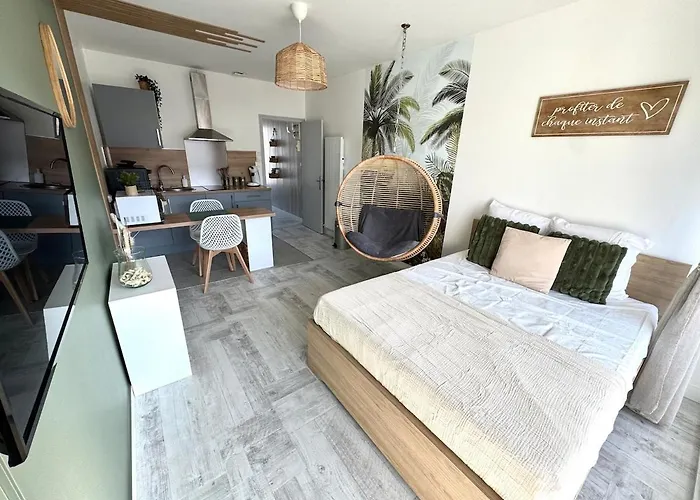 Reve Tropical, Proche Plage, Place De Parking 公寓 圣让-德蒙